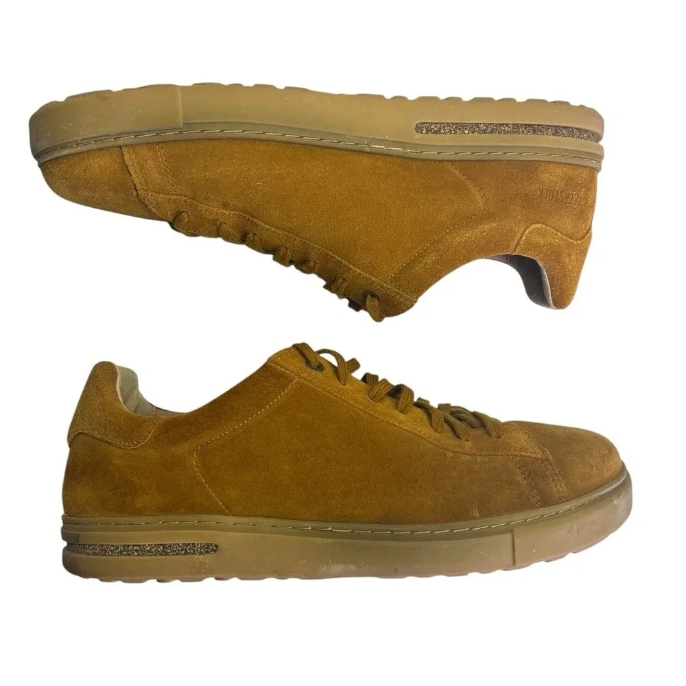 Birkenstock Bend Low Suede Sneakers Mink Ochre Gold Men's 11 / EU 44 Comfort